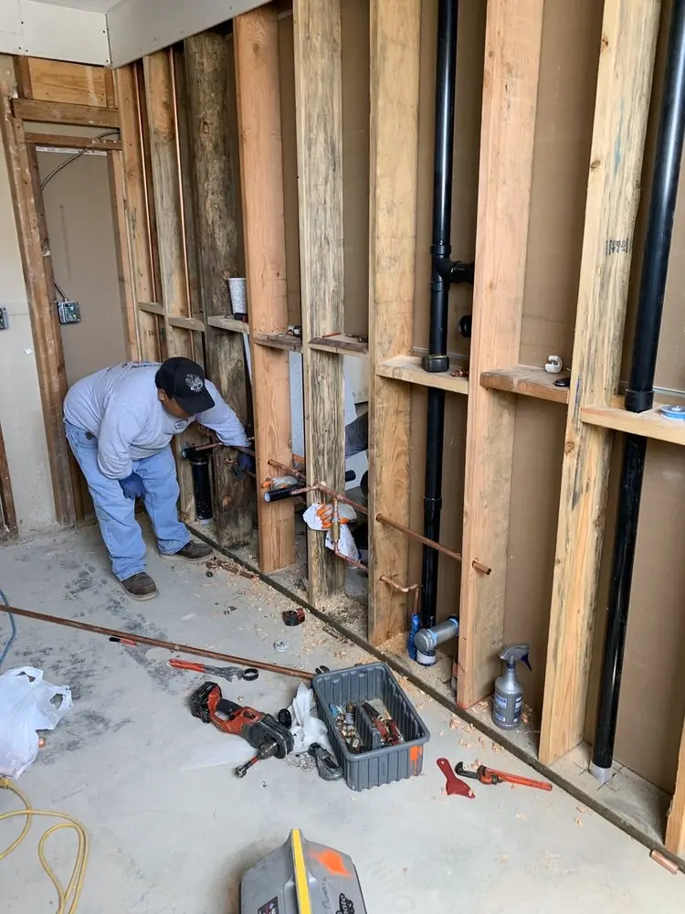 Commercial rough-in plumbing for Gas Line Repair in Steel Worth Park